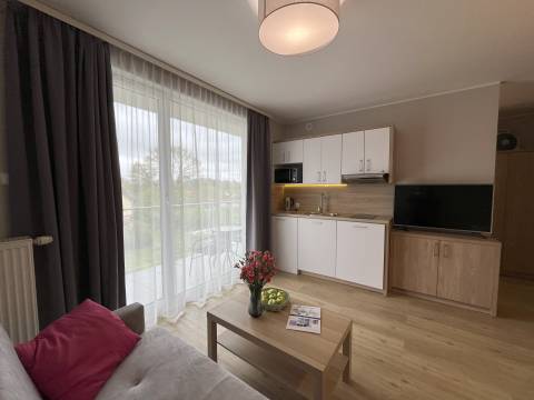Apartament jednopokojowy z wnęką sypialnianą M24