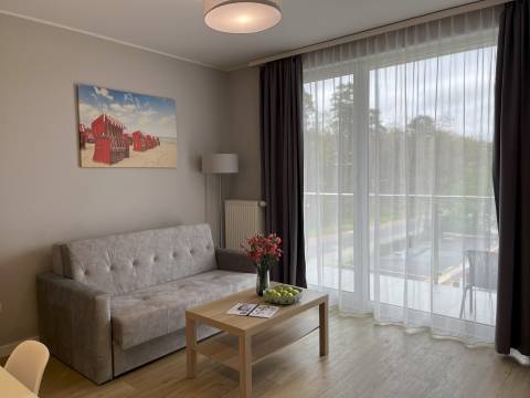 Apartament jednopokojowy z wnęką sypialnianą M24