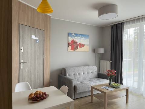 Apartament jednopokojowy z wnęką sypialnianą M24