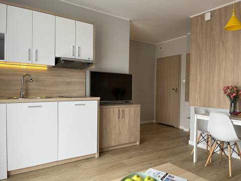 Apartament jednopokojowy z wnęką sypialnianą M24
