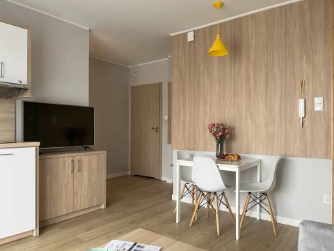 Apartament jednopokojowy z wnęką sypialnianą M24