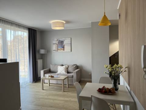 Apartament Jednopokojowy z wnęką sypialnianą M28