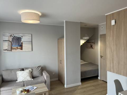 Apartament Jednopokojowy z wnęką sypialnianą M28