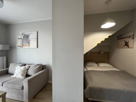Apartament Jednopokojowy z wnęką sypialnianą M28