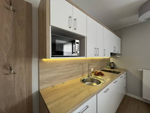 Apartament Jednopokojowy z wnęką sypialnianą M28