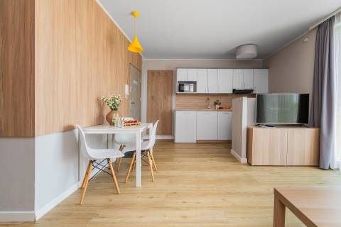 Apartament jednopokojowy z wnęką sypialnianą Nr 25